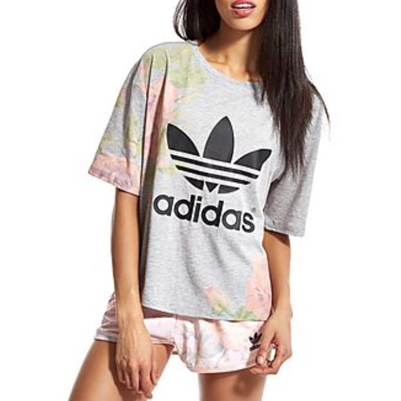 adidas t shirt pastel rose